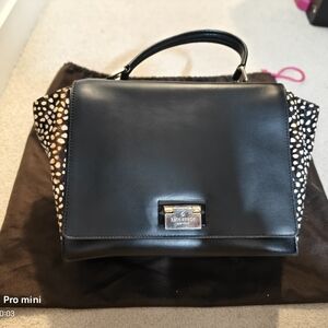 Kate Spade Black and White Polka Dot Satchel